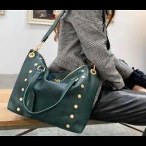 Hammitt Daniel | Bentley (Dark Green)/Brished Gold Large